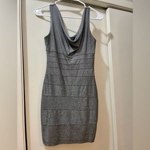 Grey bodycon dress